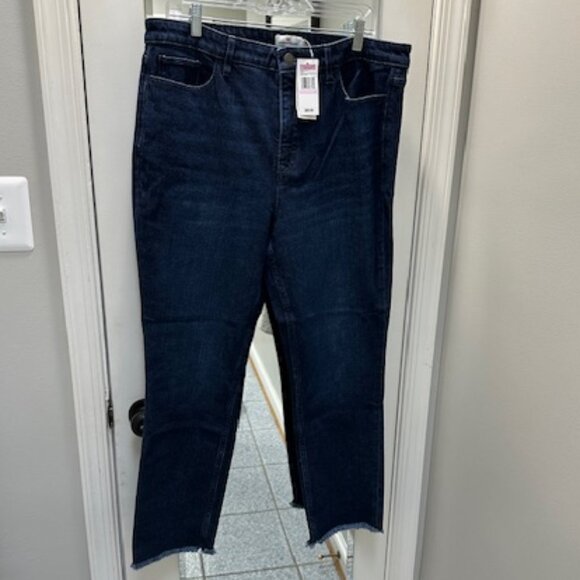 Vineyard Vines women's straight crop high rise denim, dark wash, size 32 - Picture 1 of 3